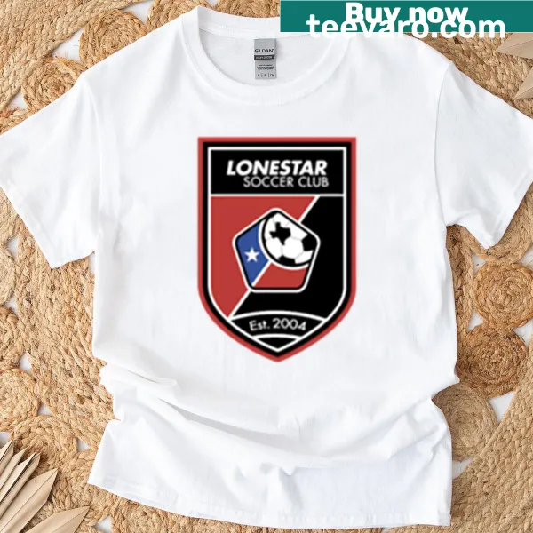 Oversized tee with Lonestar Fc graphic for soccer fans