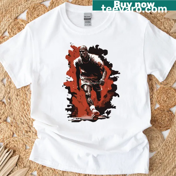 MJ Legendary Basketball Player T-shirt honoring a sports icon