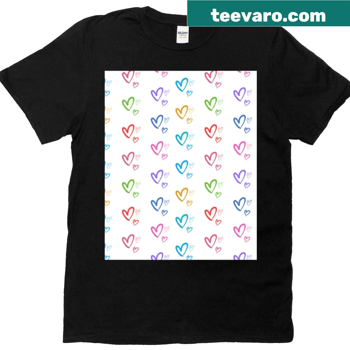 Typography design expressing love on a t-shirt — on a men's t-shirt