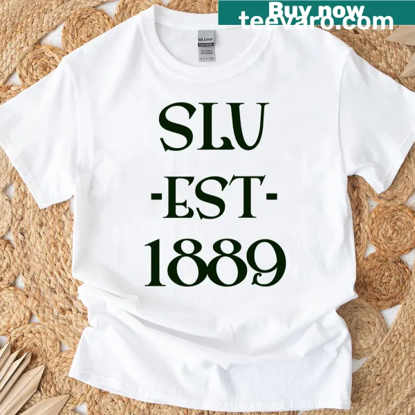 Oversized Saint Leo University t-shirt with classic typography
