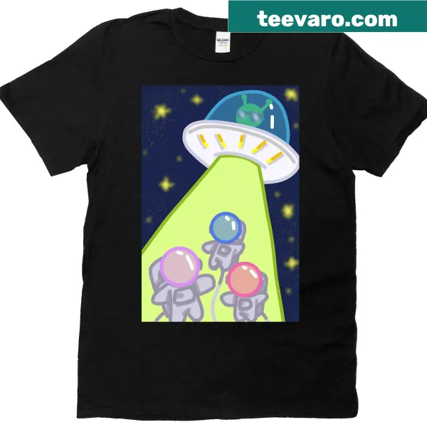 Space-themed t-shirt with bold text saying 'Space Dad'
