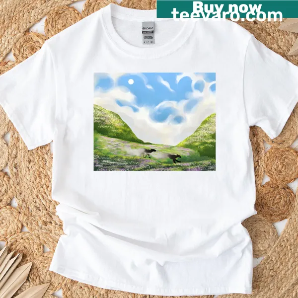 Minimalist typography t-shirt with a plain design