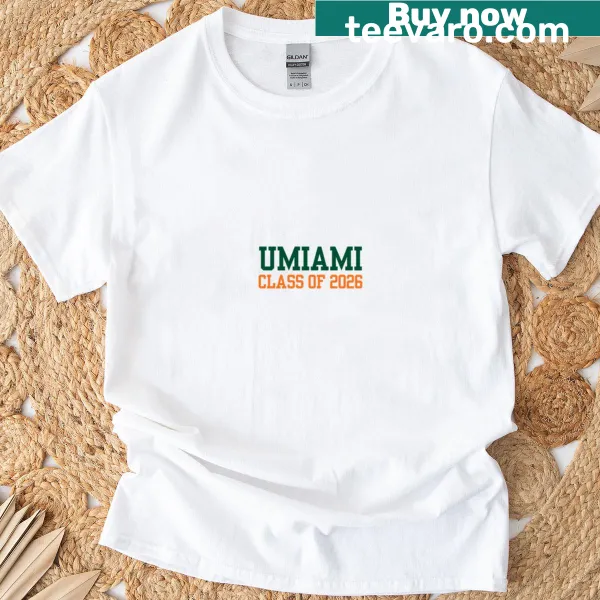 Class of 2026 graphic T-shirt celebrating graduation