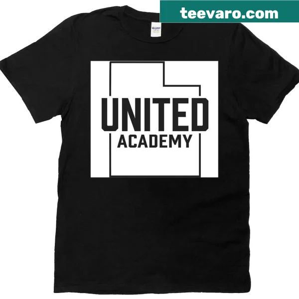 T-shirt featuring United Academy design for education