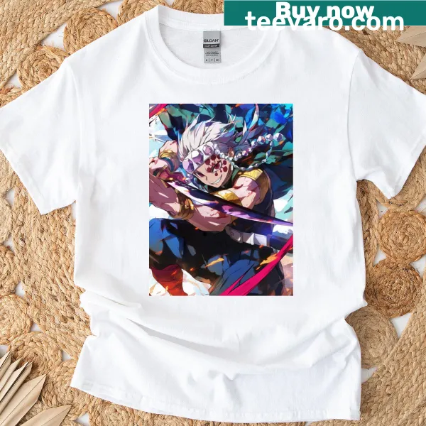 Graphic tee featuring the character Uzui Tengen