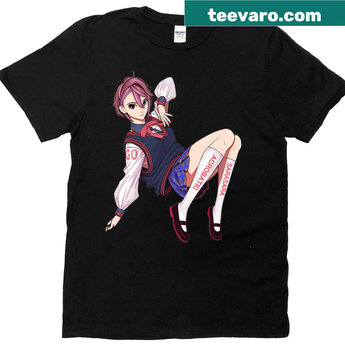 Oversized t-shirt featuring charming illustrations from Aira Shiratori Dandadan — on a men's t-shirt