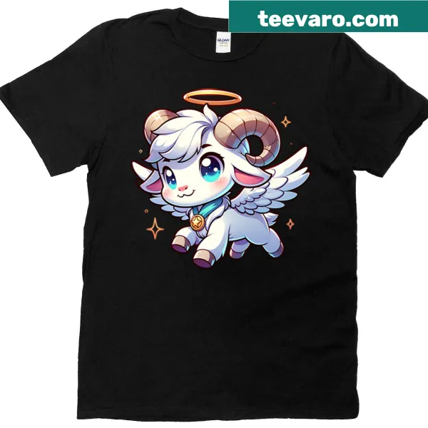 Stylish t-shirt featuring the Aries zodiac symbol