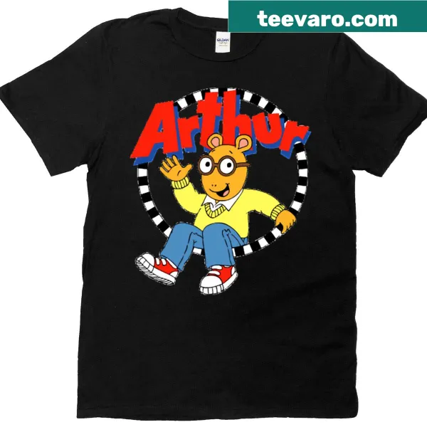 Arthur logo t-shirt featuring bold typography design
