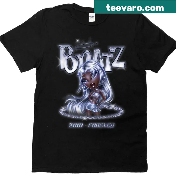 Bratz Forever Felicia vintage logo t-shirt with silver chains