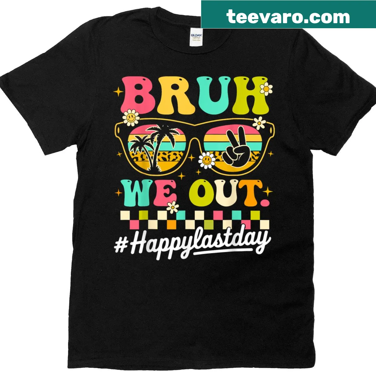 Funny T-shirt for teachers celebrating the last day of school. — on a men's t-shirt