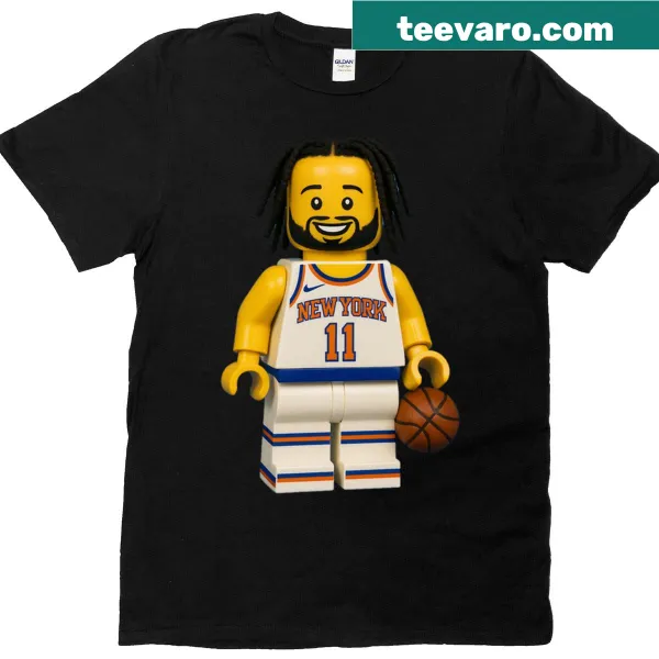 Brunson Block Knicks t-shirt with prominent text design