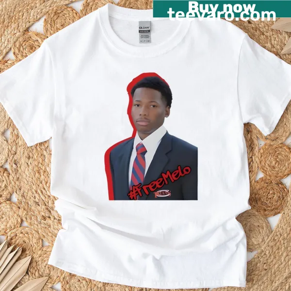 Freemelo graphic T-shirt featuring Carmelo Anthony-themed design