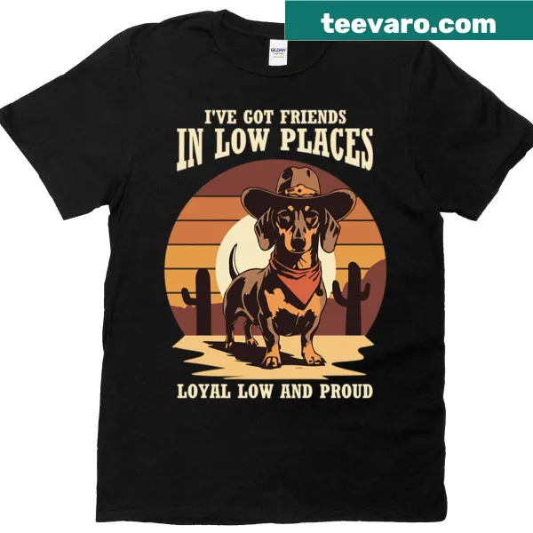 Retro style T-shirt featuring a cowboy dog illustration for dog lovers.