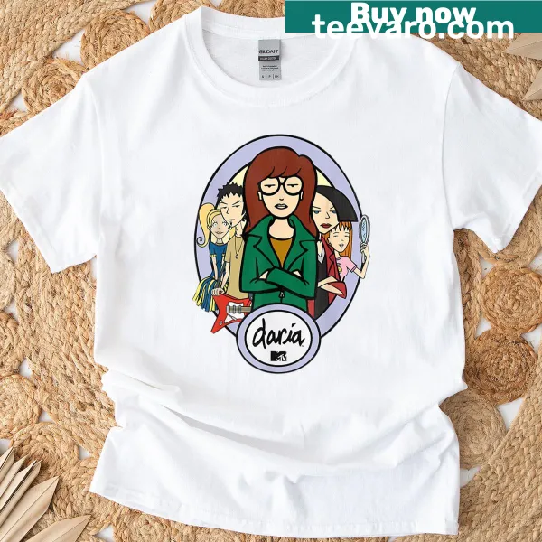 T-shirt featuring an illustration inspired by Daria