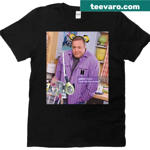 Oversized cartoon Doug Heffernan army t-shirt
