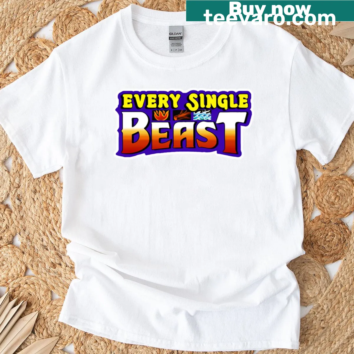 T-shirt with bold text: 'Every Single Battle Beast' for competitive gamers. — on a men's t-shirt