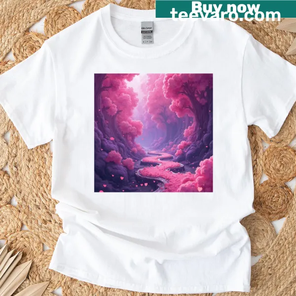Illustrative design depicting magical creatures and fantasy landscapes