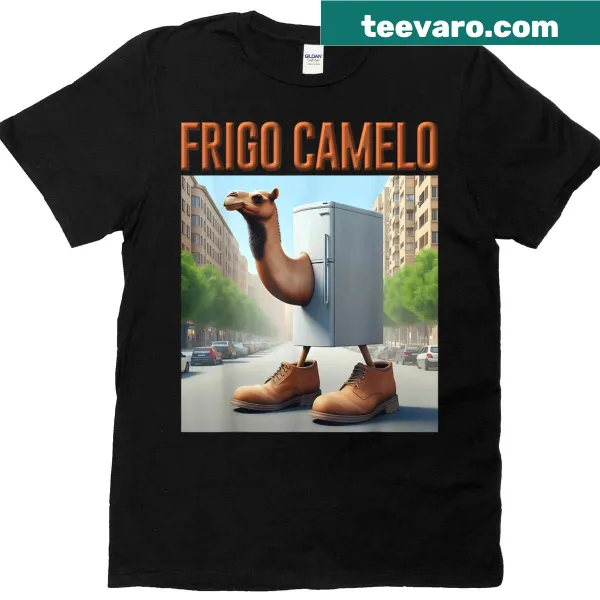 Playful T-shirt featuring a whimsical cartoon camel character for kids