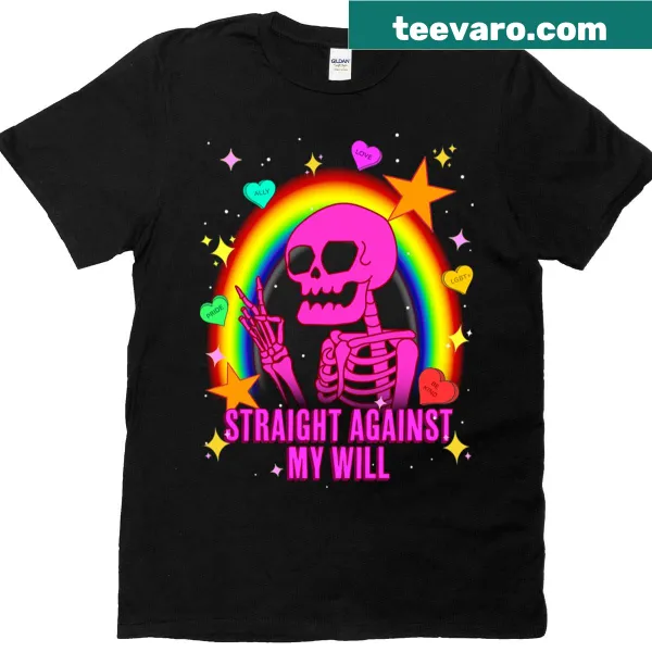Pride-themed Gay Ally t-shirt with inclusive symbols