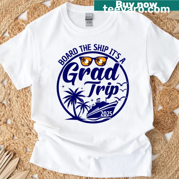 Graduation t-shirt for family celebrations and vacation cruises