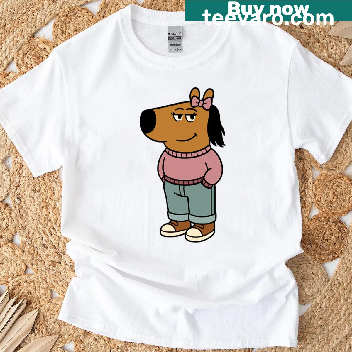 T-shirt featuring the phrase 'I’m Just a Chill Girl' — on a men's t-shirt