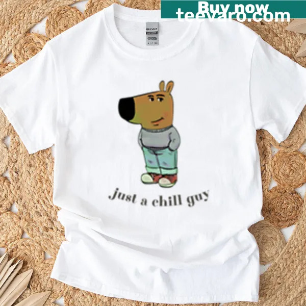 Playful illustrated t-shirt for a chill guy