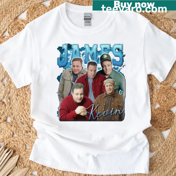 Vintage distressed t-shirt featuring Kevin James.