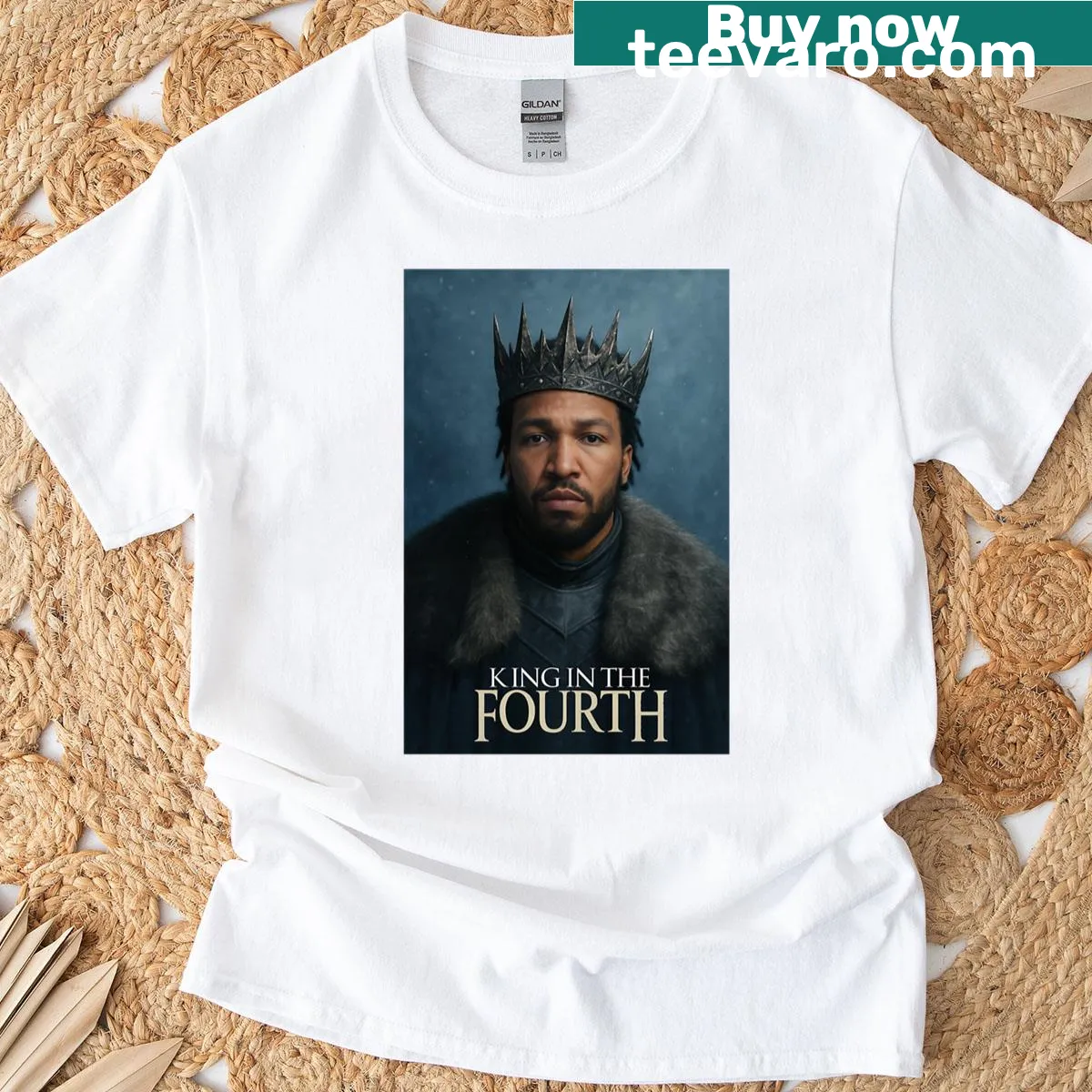 King Brunson Knicks T-shirt showcasing bold basketball graphics. — on a men's t-shirt