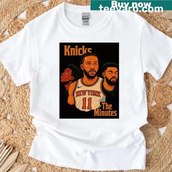 T-shirt with 'Knicks Minutes' design for team supporters