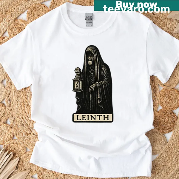 Artistic T-shirt featuring the Etruscan goddess Leinth