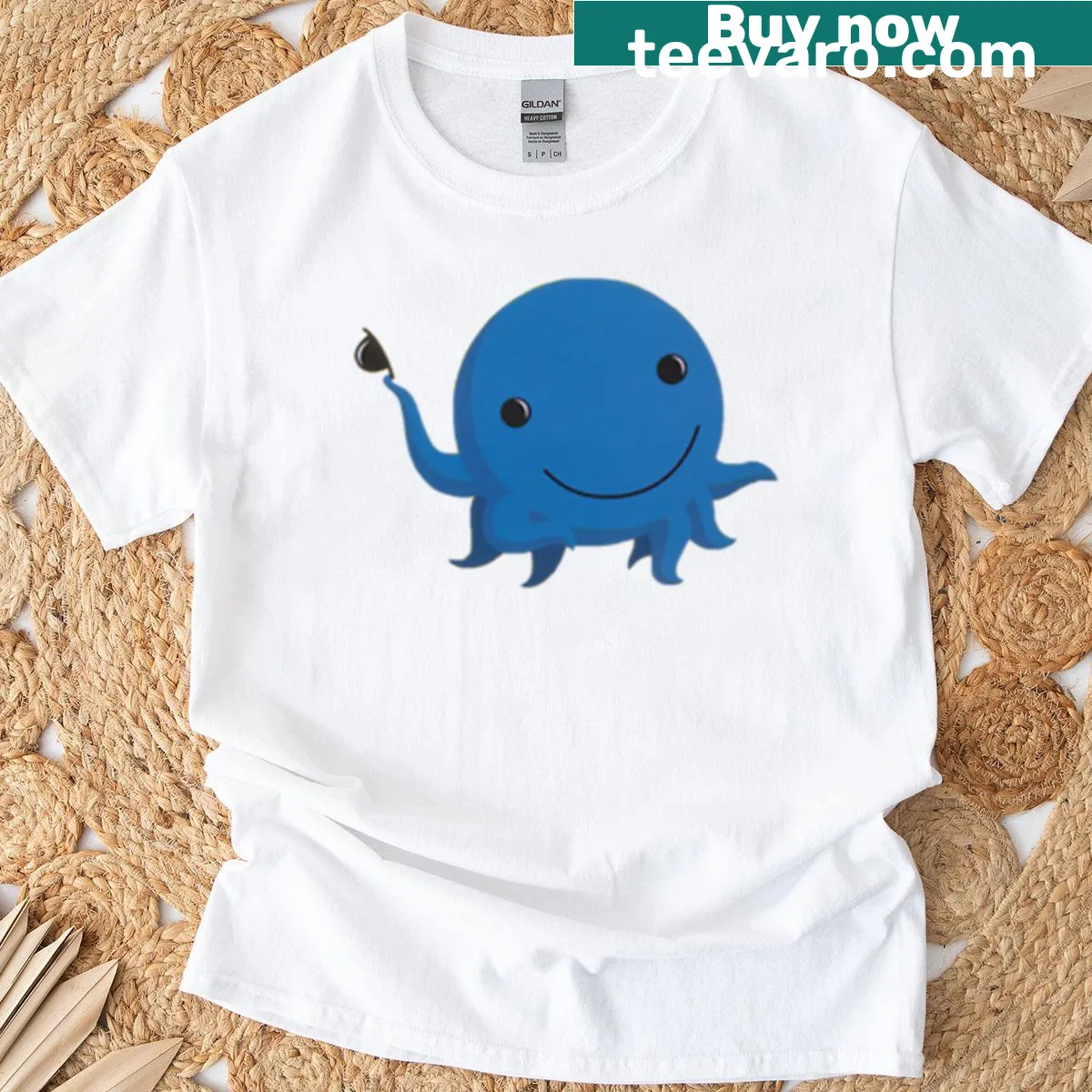 Minimalist typographic design on the Oswald T-shirt — on a men's t-shirt
