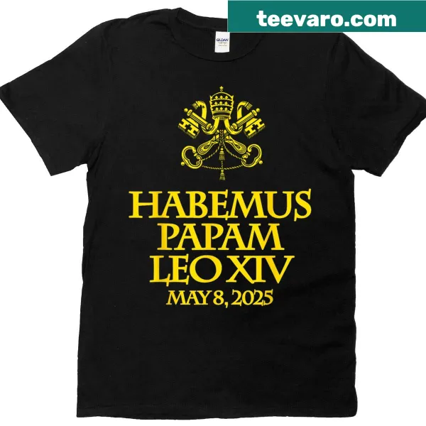 T-shirt dedicated to Pope Leo XIV with an inspirational graphic
