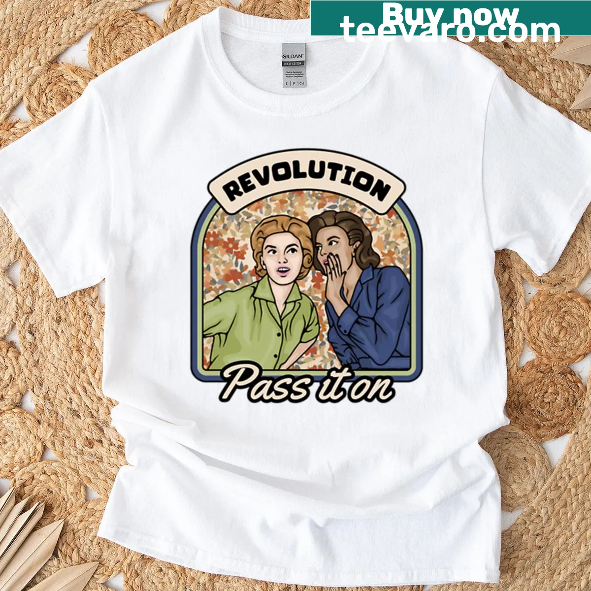 Inspirational typography design on a Revolution themed T-shirt. — on a men's t-shirt