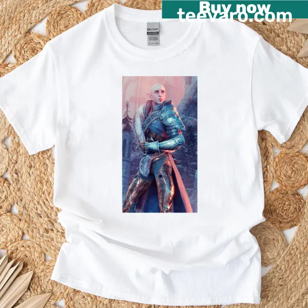 Premium t-shirt featuring Solas from Dragon Age Inquisition