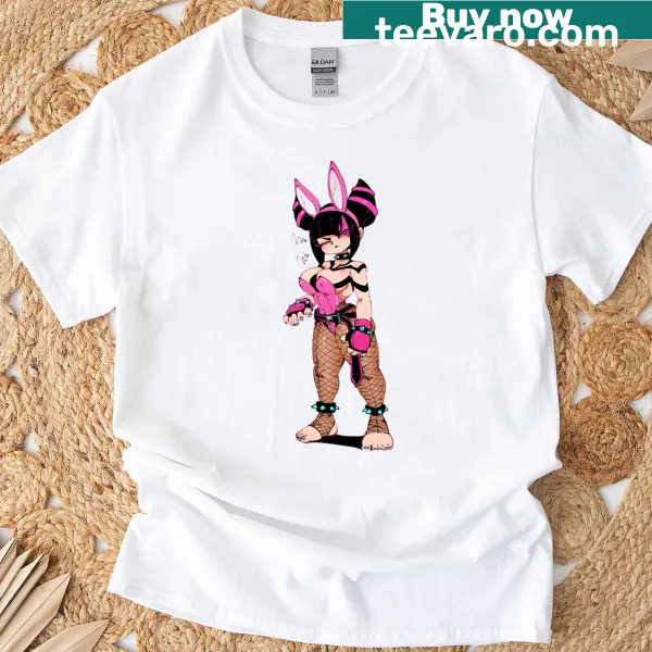 Oversized t-shirt featuring the cute character Juri