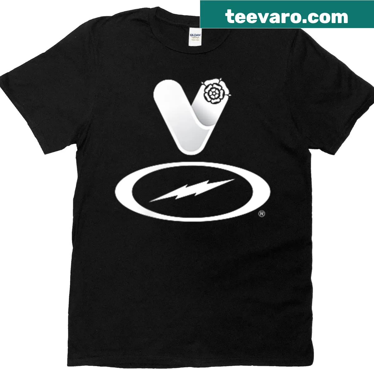 Cartoon bowler graphic T-shirt for bowling fans — on a men's t-shirt