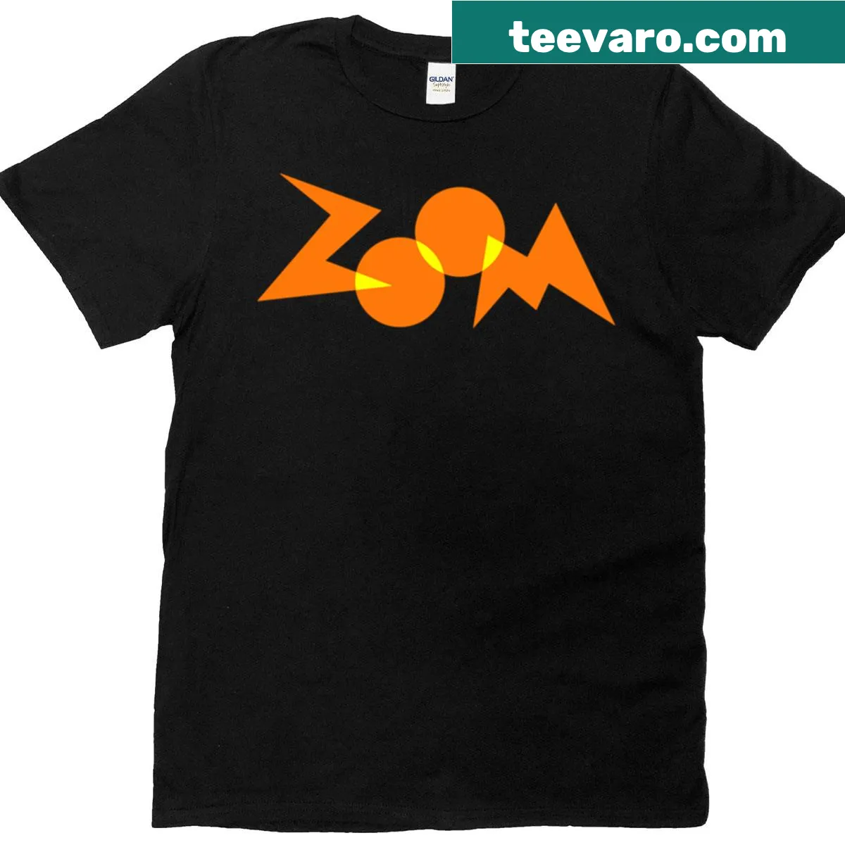 Funny graphic T-shirt depicting a humorous take on Zoom meetings — on a men's t-shirt