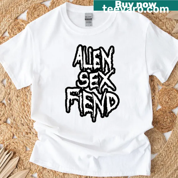 Punk music graphic t-shirt featuring Alien Sex Fiend design