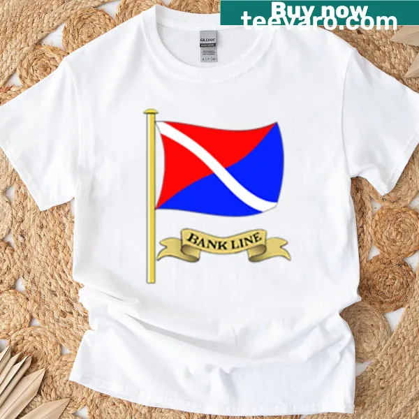 Oversized T-shirt with a minimalist flag design