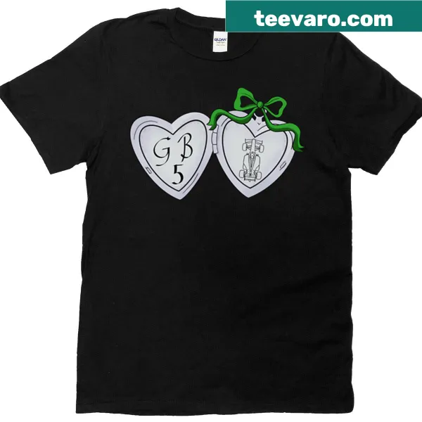 Locket design illustrated on a stylish T-shirt