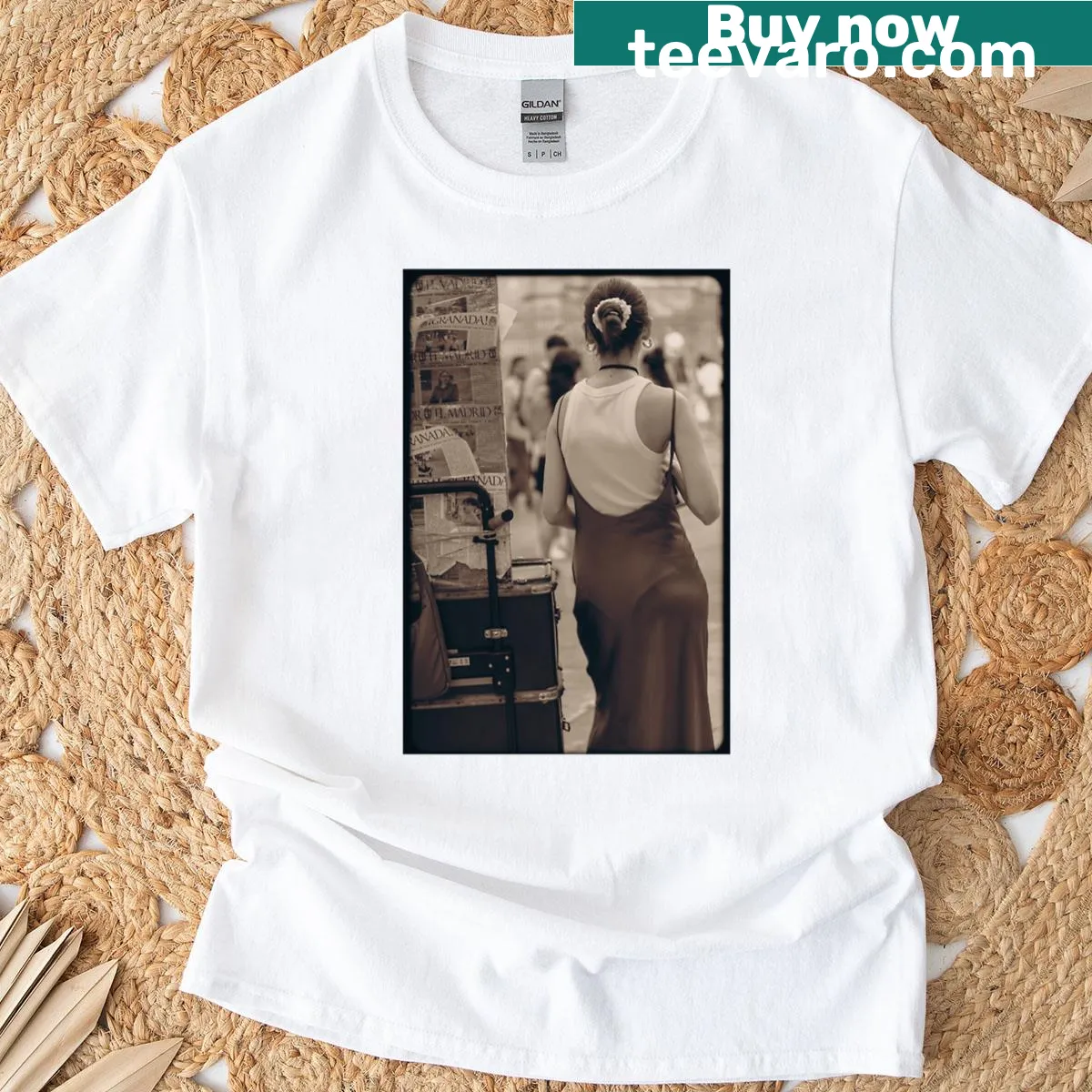 Bold T-shirt featuring the phrase 'Granada Of The Streets' in striking typography — on a men's t-shirt