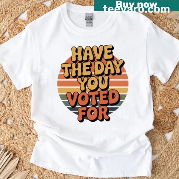 Bold political meme tee with retro style and humorous saying