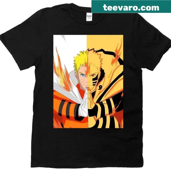 T-shirt featuring the Hokage symbol from the anime series