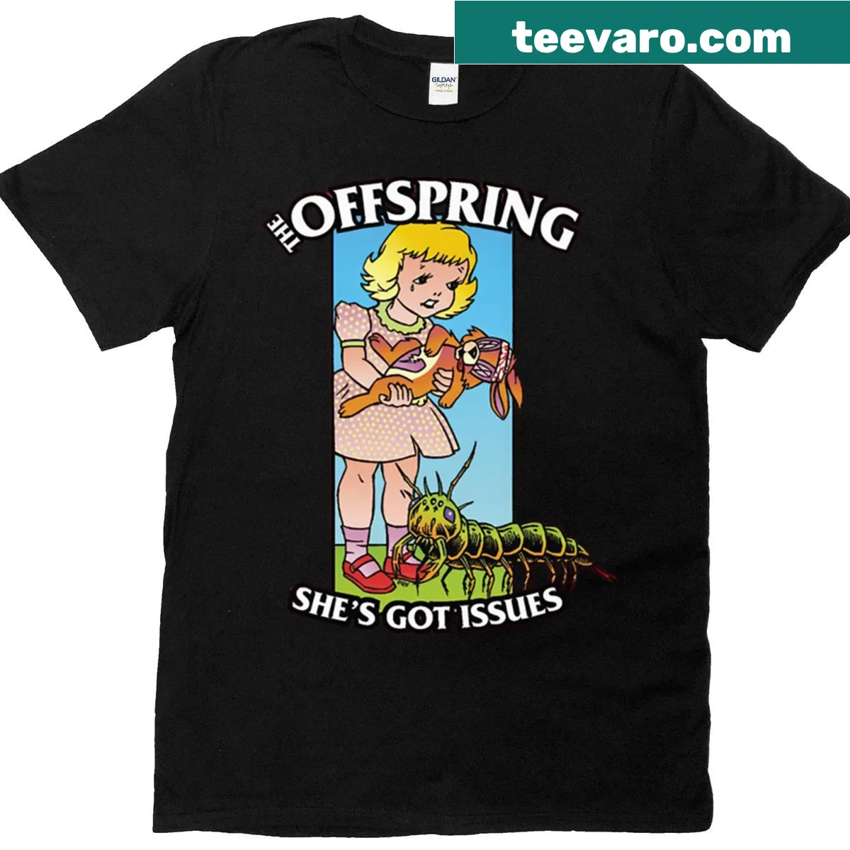 Vintage distressed t-shirt celebrating 90s punk rock — on a men's t-shirt