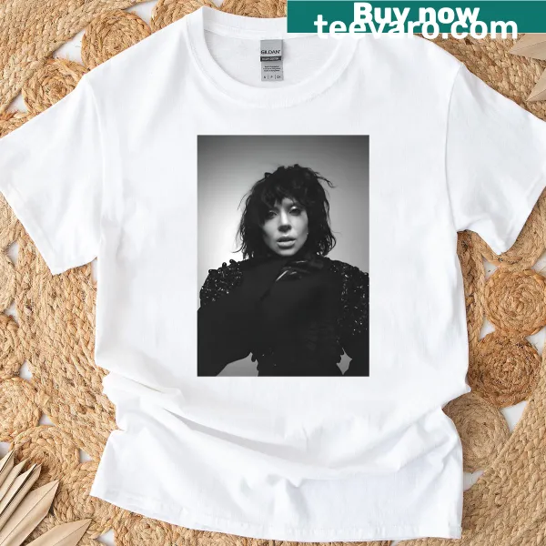 T-shirt featuring Mayhem Vogue graphic inspired by Lady Gaga
