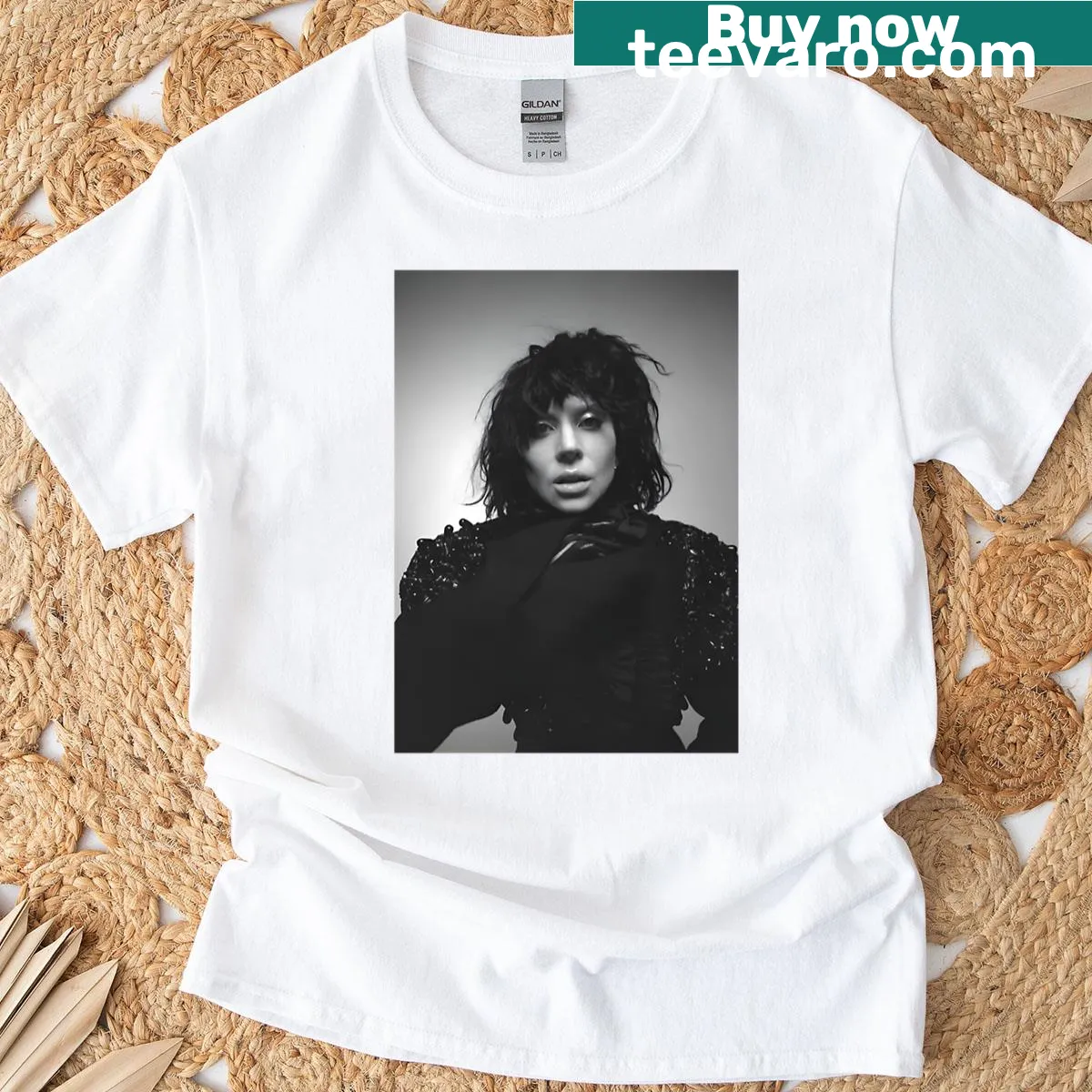 T-shirt featuring Mayhem Vogue graphic inspired by Lady Gaga — on a men's t-shirt