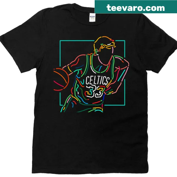 Fan T-shirt featuring Larry Bird's name