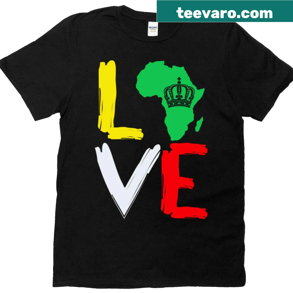 T-shirt celebrating Black History Month and Juneteenth with pride illustration — on a men's t-shirt