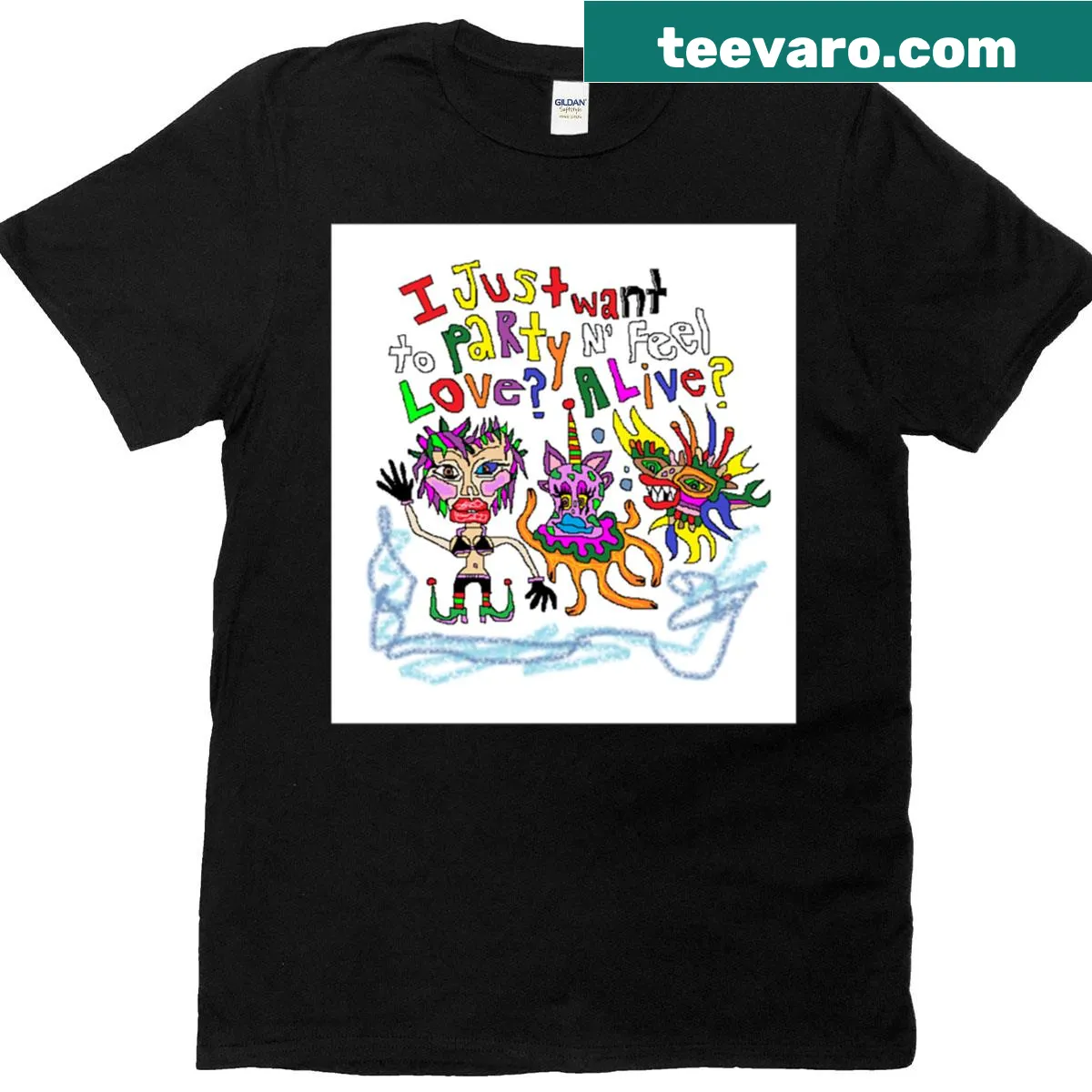 T-shirt with the heartfelt phrase 'Love Me' in simple typography — on a men's t-shirt