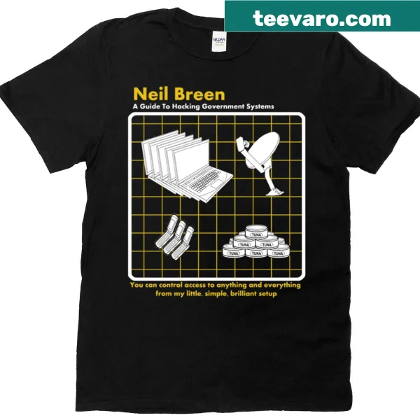 T-shirt featuring the title 'A Guide To Hacking' in bold typography
